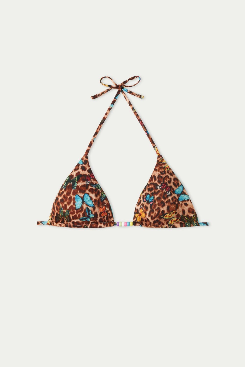 Animal Animal-print Butterfly Print 573v Tezenis Macu Butterfly Triangle Bikini Top with Removable Padding | 491076-QTW