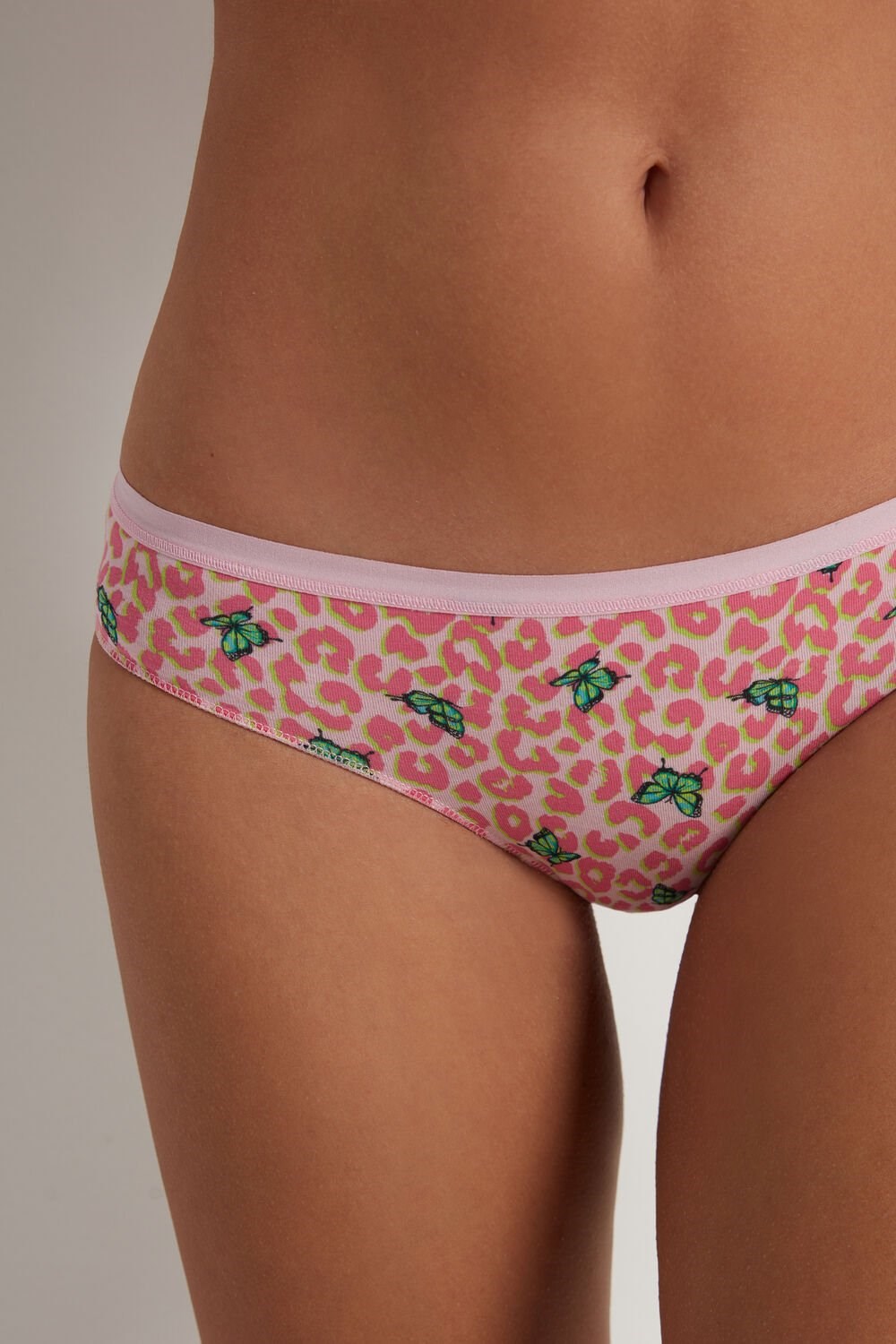 Animal Spotted Butterfly Print 297v Tezenis Printed Cotton Panties | 873095-FTL