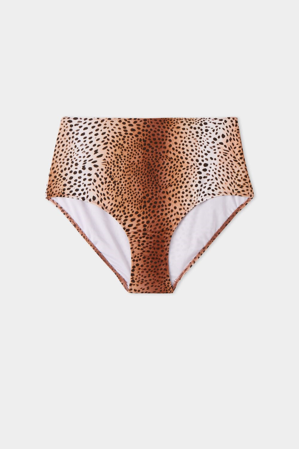 Animal Vintage Animal Print 614v Tezenis Vintage Animal Print High-Rise Bikini Bottoms | 914075-DQA