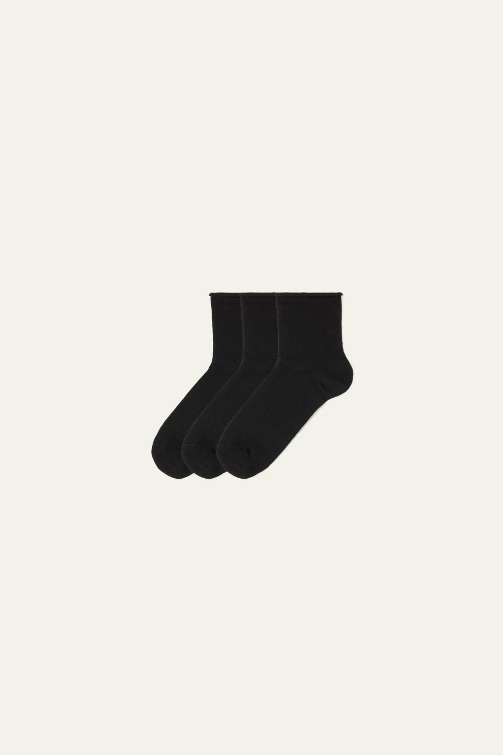 Black Black 019 Tezenis 5 X COTTON SOCKS | 021459-LOW