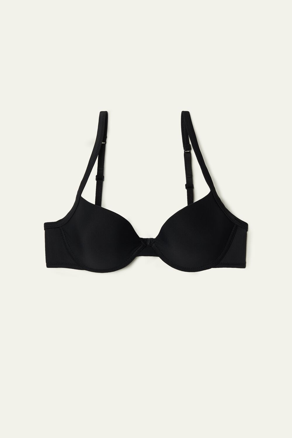 Black Black 019 Tezenis Athens Push-Up Bra in Microfiber | 957340-NFK