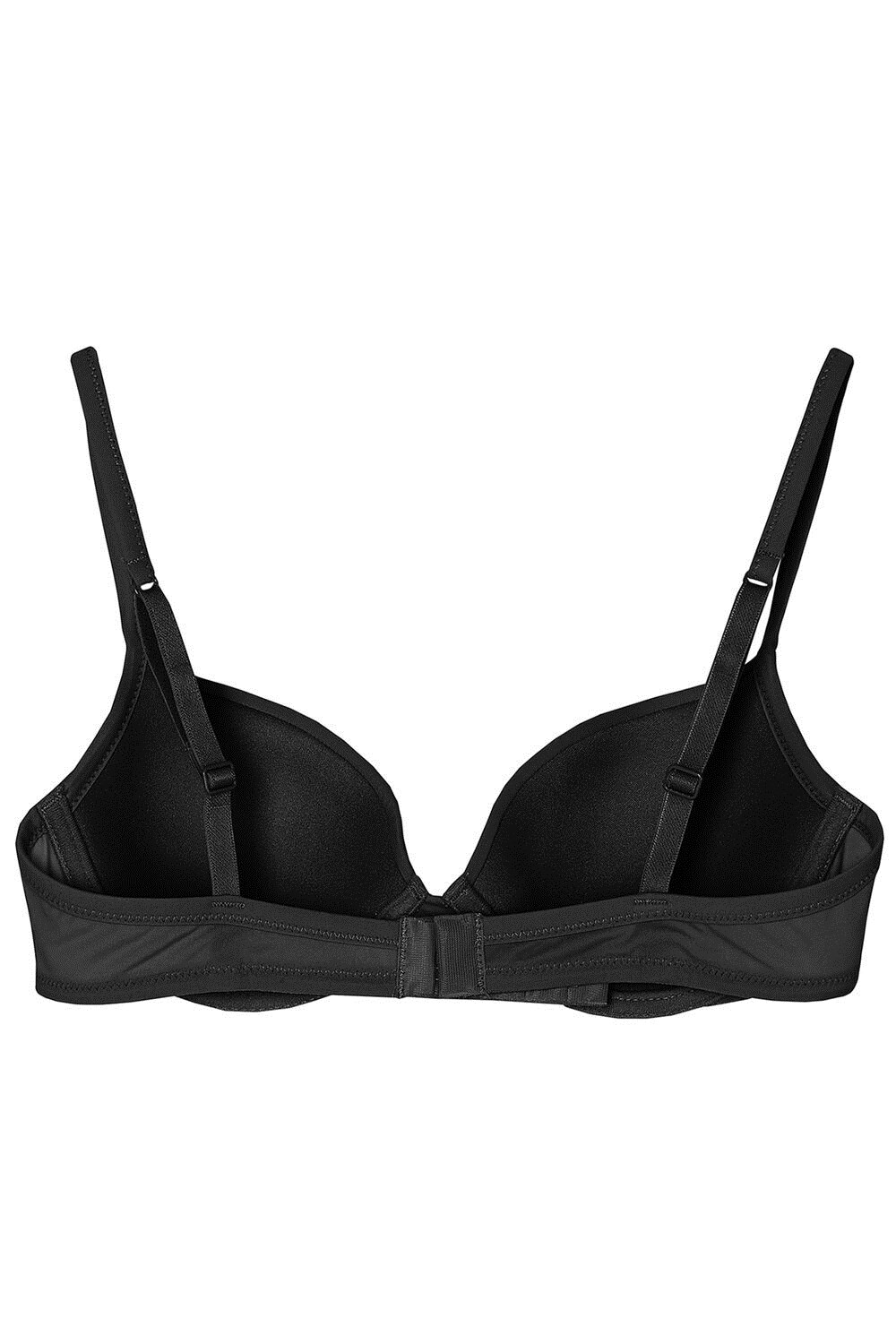 Black Black 019 Tezenis Athens Push-Up Bra in Microfiber | 957340-NFK