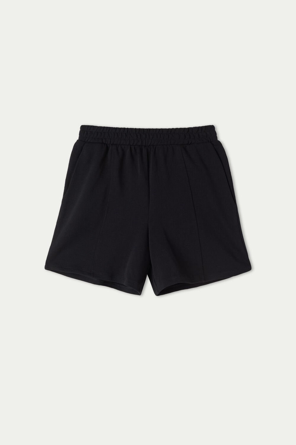 Black Black 019 Tezenis Fleece Shorts with Pockets | 439215-KQF