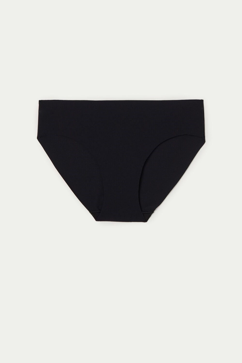 Black Black 019 Tezenis Laser-Cut Microfiber Briefs | 813459-MJI