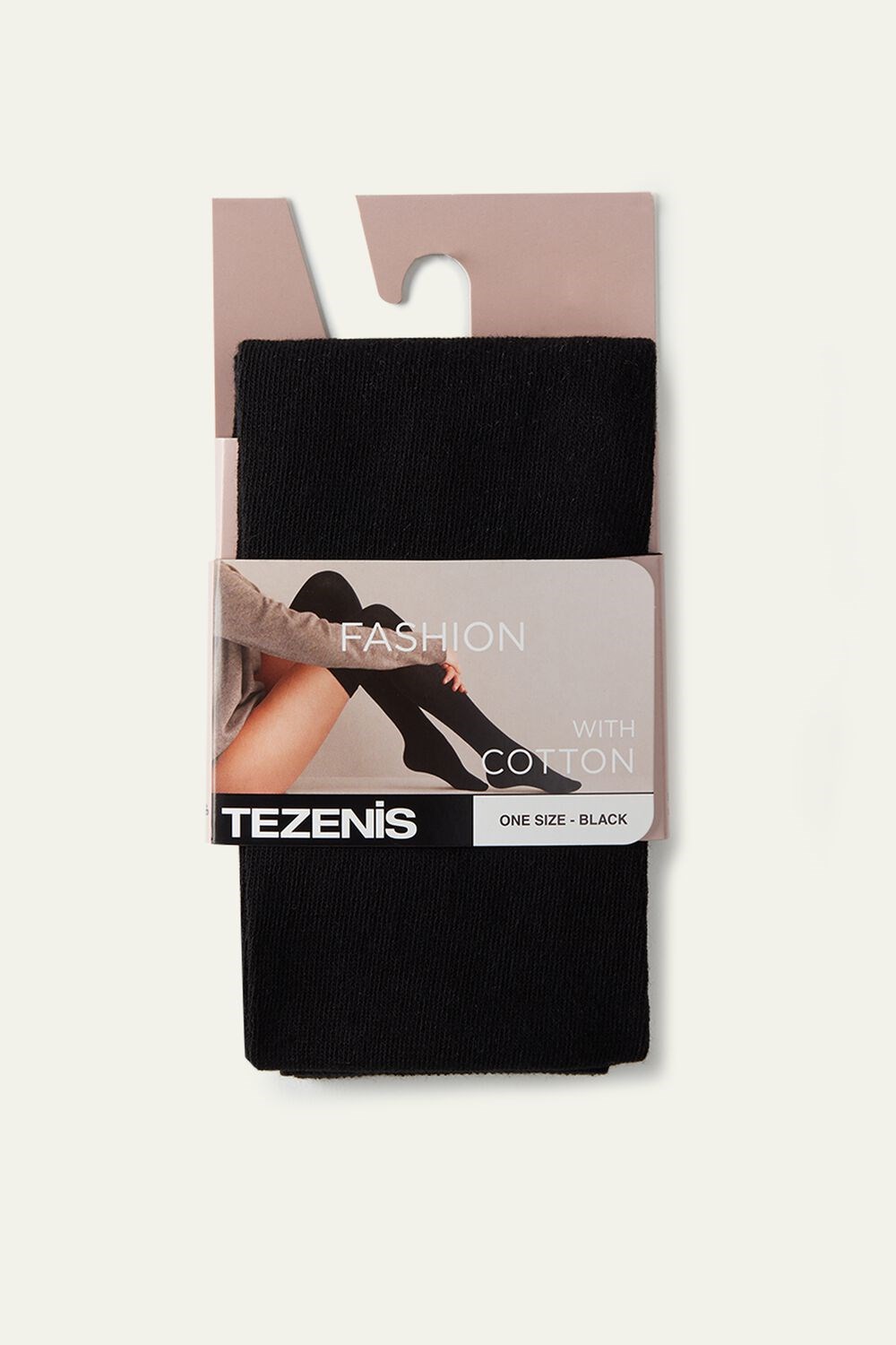 Black Black 019 Tezenis Over-The-Knee Socks | 431256-AZY