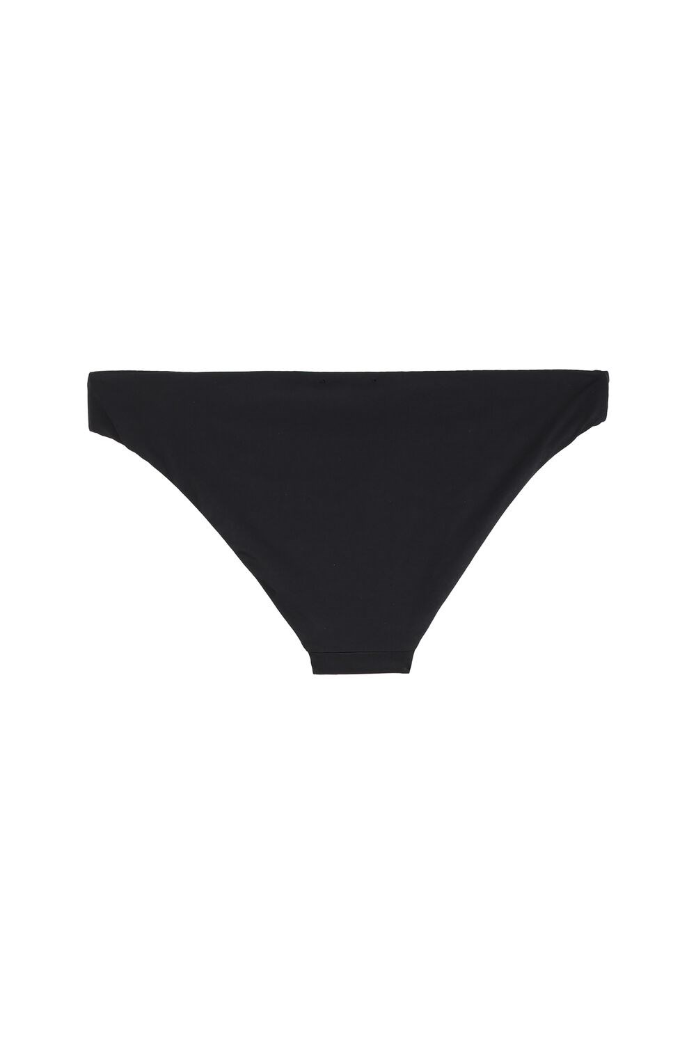 Black Black 019 Tezenis Plain Brief Bikini Bottoms | 028935-QDM