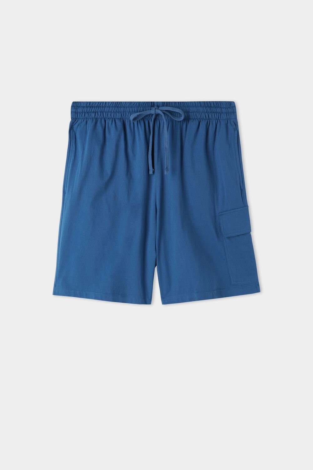 Blue Riviera Blue 524v Tezenis Men’s Cotton Shorts with Pockets | 127085-LUI