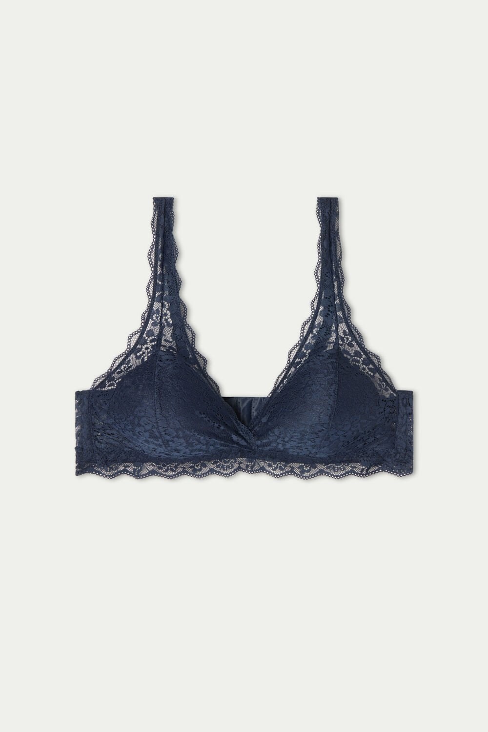 Blue Ultimate Blue 624t Tezenis Havana Recycled Lace Triangle Bra | 652978-UHM