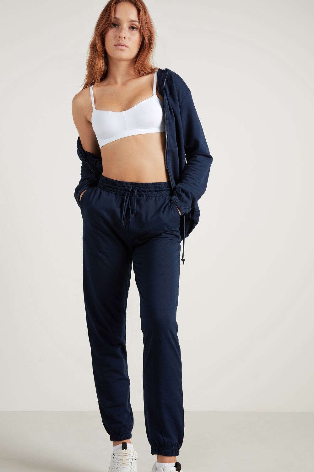 Blue Ultimate Blue 624t Tezenis Joggers with Welt Pocket and Drawstring | 946803-INF