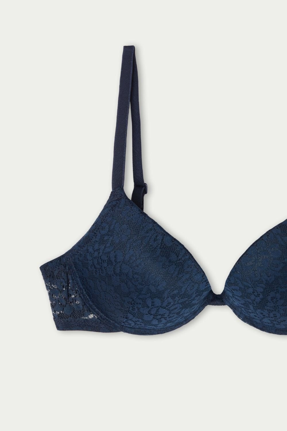 Blue Ultimate Blue 624t Tezenis Los Angeles Recycled Lace Super Push-Up Bra | 320487-MDQ