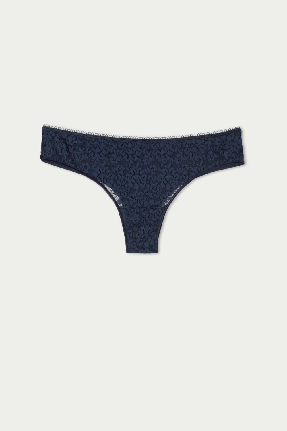 Blue Ultimate Blue 624t Tezenis Recycled Lace Laser-Cut Microfiber Brazilian Panties | 739045-PMW