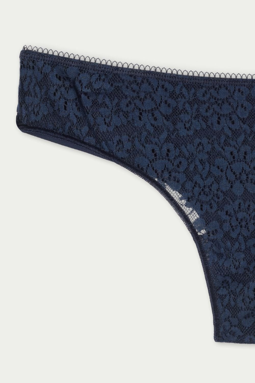 Blue Ultimate Blue 624t Tezenis Recycled Lace Laser-Cut Microfiber Brazilian Panties | 739045-PMW