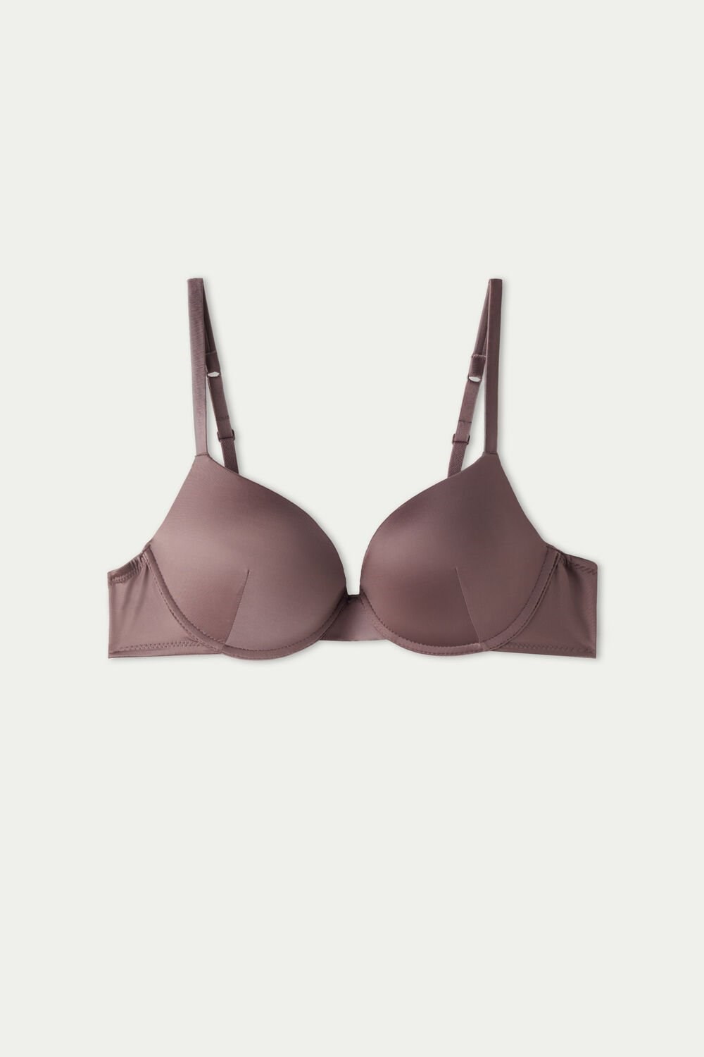 Brown Almond 808v Tezenis Ultralight Shaping Push-Up Bra | 695381-OKT