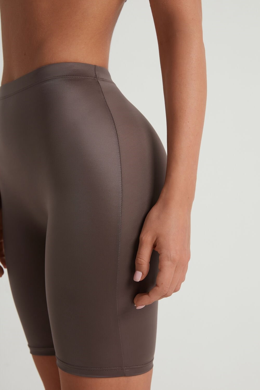 Brown Almond 808v Tezenis Ultralight Shaping Cycling Shorts | 853290-YZL