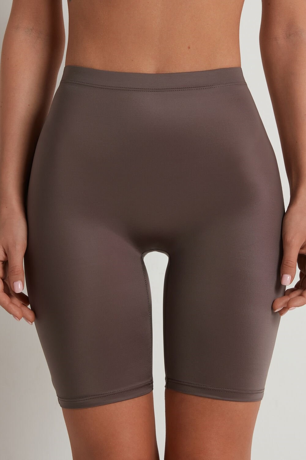 Brown Almond 808v Tezenis Ultralight Shaping Cycling Shorts | 853290-YZL