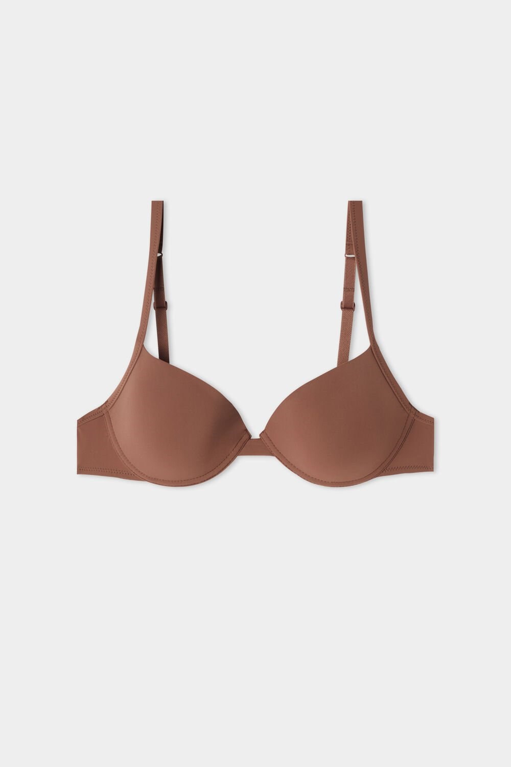 Brown Earth Brown 633v Tezenis Athens Push-Up Bra in Microfiber | 846175-SVZ