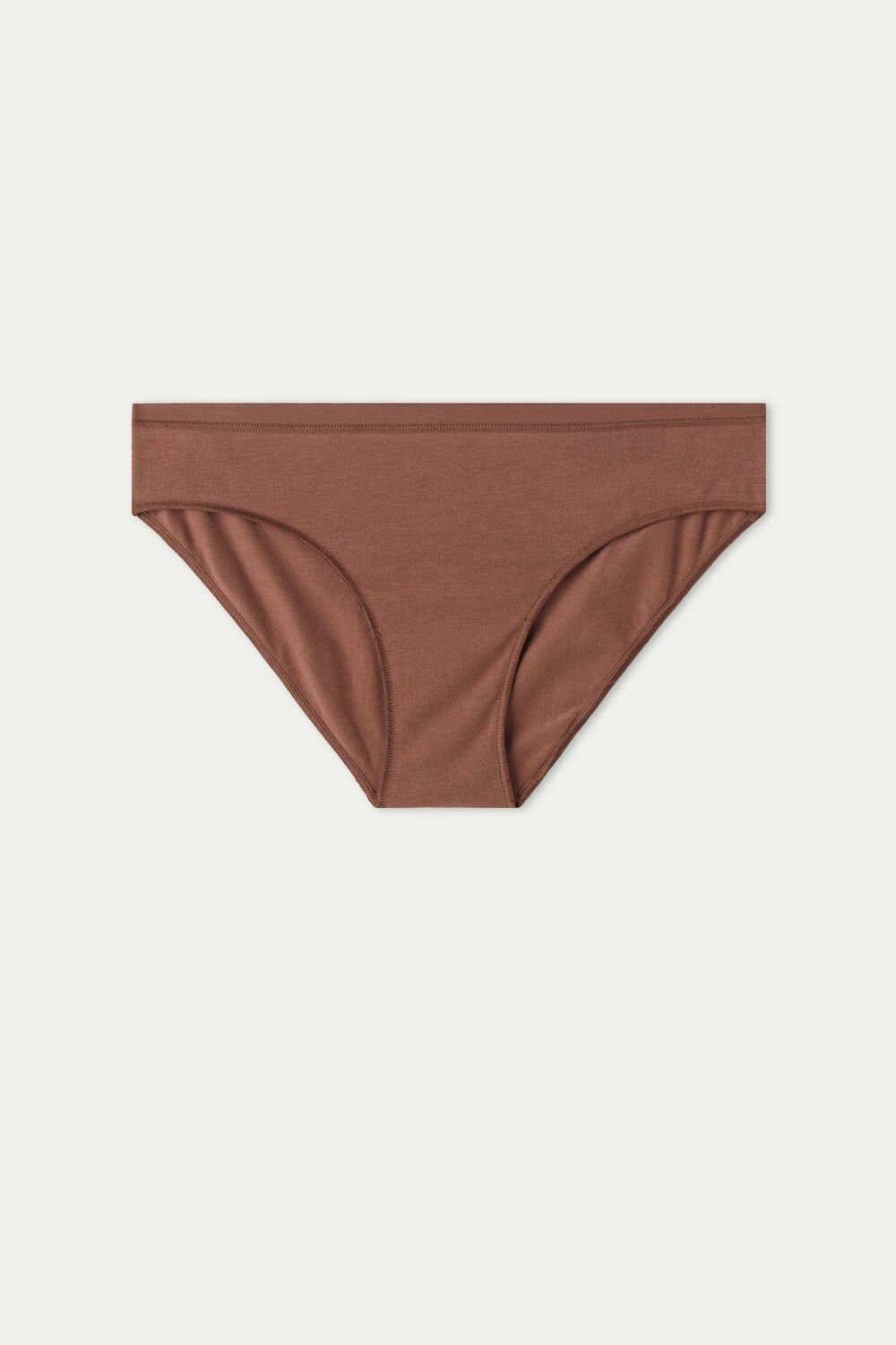 Brown Earth Brown 633v Tezenis Cotton Panties | 926410-SEP