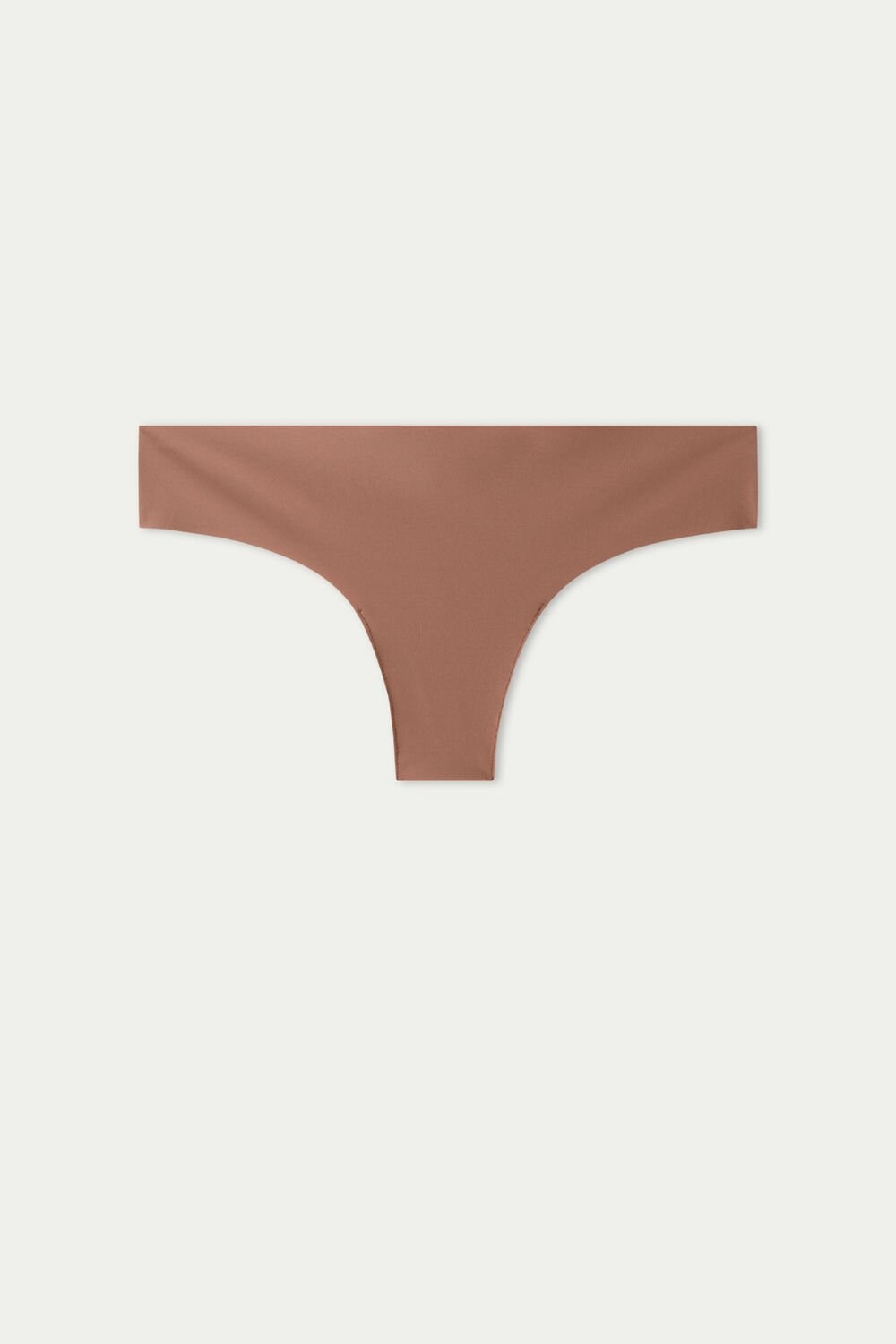 Brown Earth Brown 633v Tezenis Raw-Edge Microfiber Cheeky | 867253-CVT