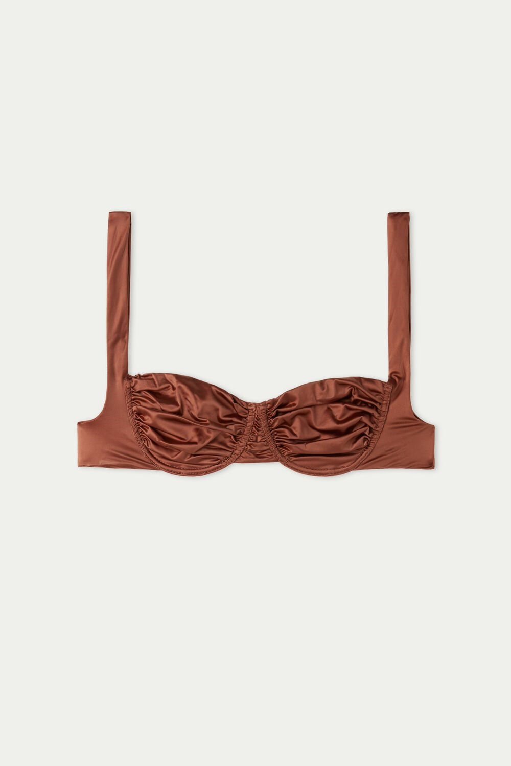 Brown Medium Brown 545v Tezenis Elegant Dream Balconette Bikini Top | 583170-BIG