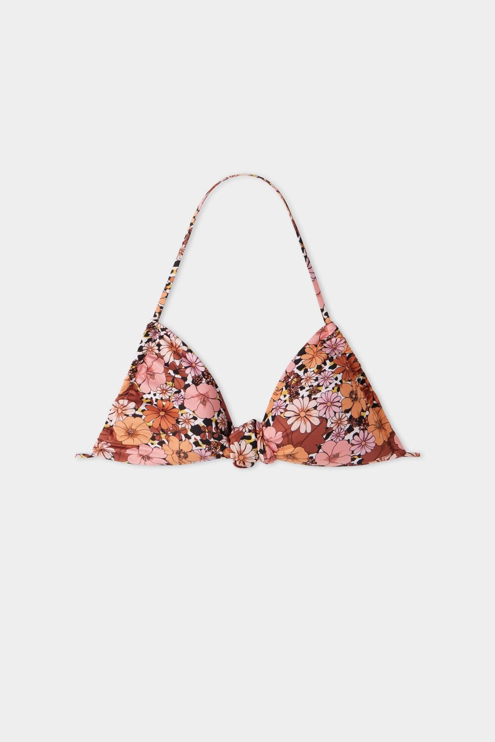 Floral Floral Animal Print 581v Tezenis Flower Animal Print Bra Style Bikini Top | 429810-XZP