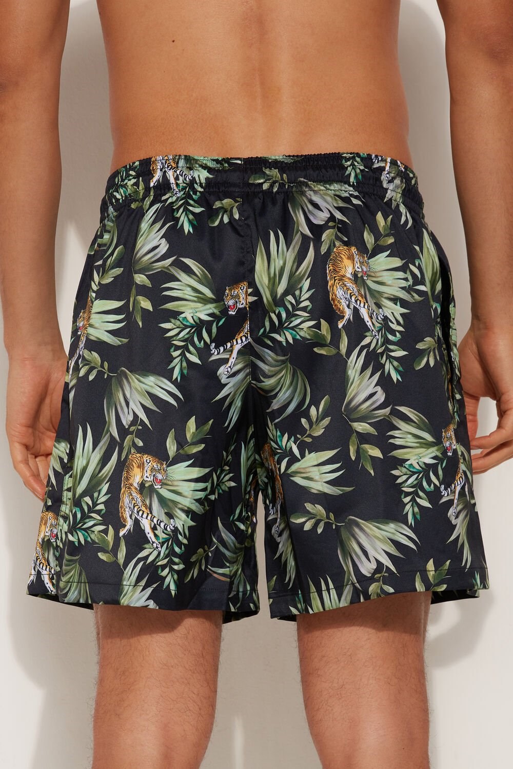 Floral Jungle Tiger Print 585v Tezenis Printed Swim Trunks | 045269-RLX