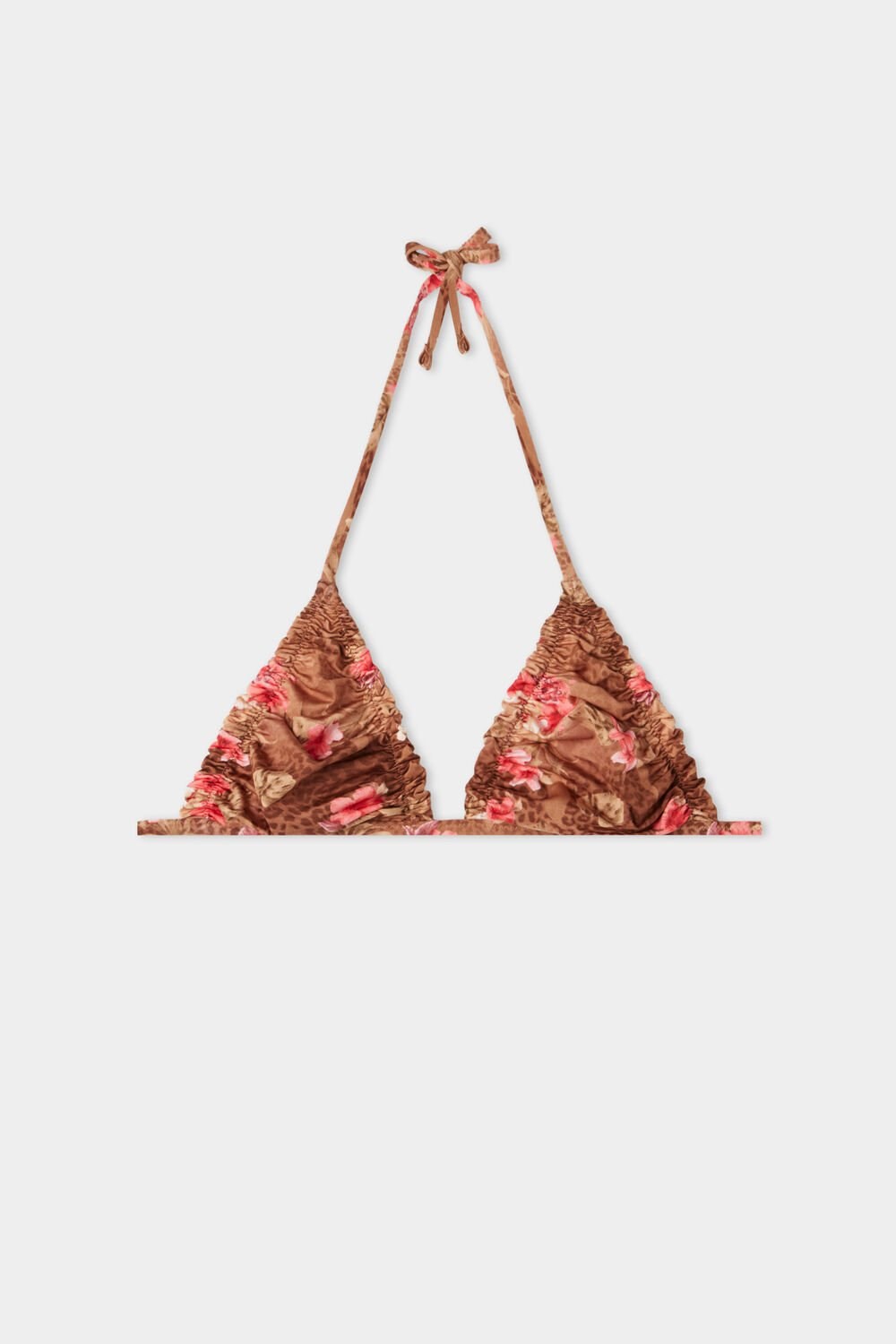 Floral New Jungle Print 746v Tezenis Aloha Jungle Triangle Bikini Top | 042369-IGJ