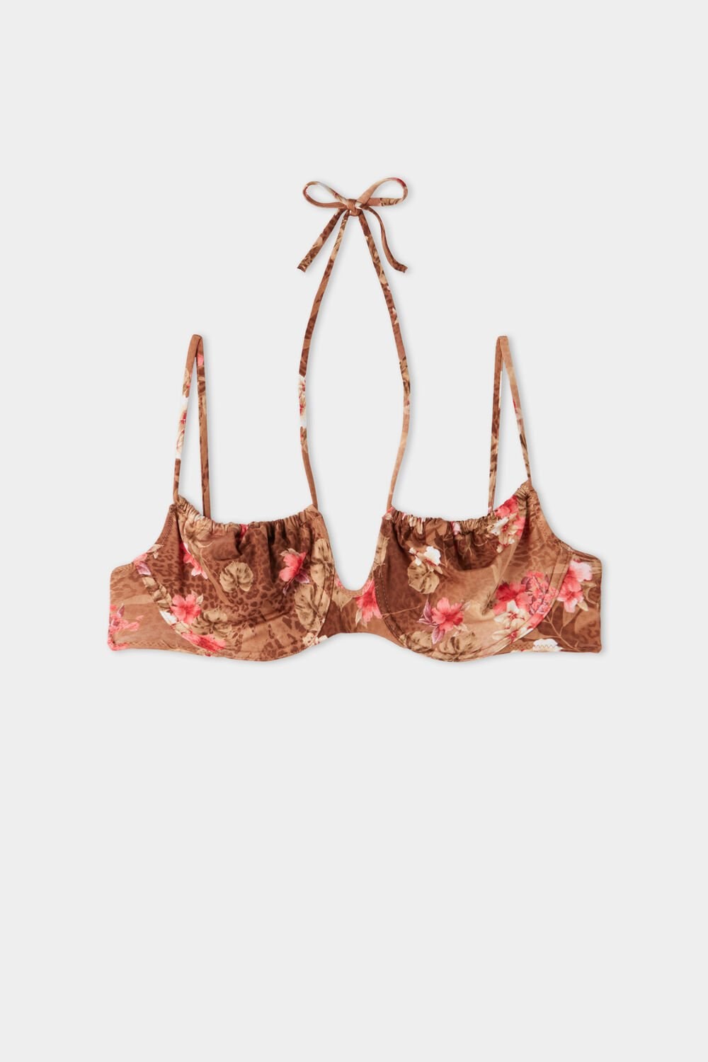 Floral New Jungle Print 746v Tezenis Aloha Jungle Balconette Bikini Top | 645130-ZDF