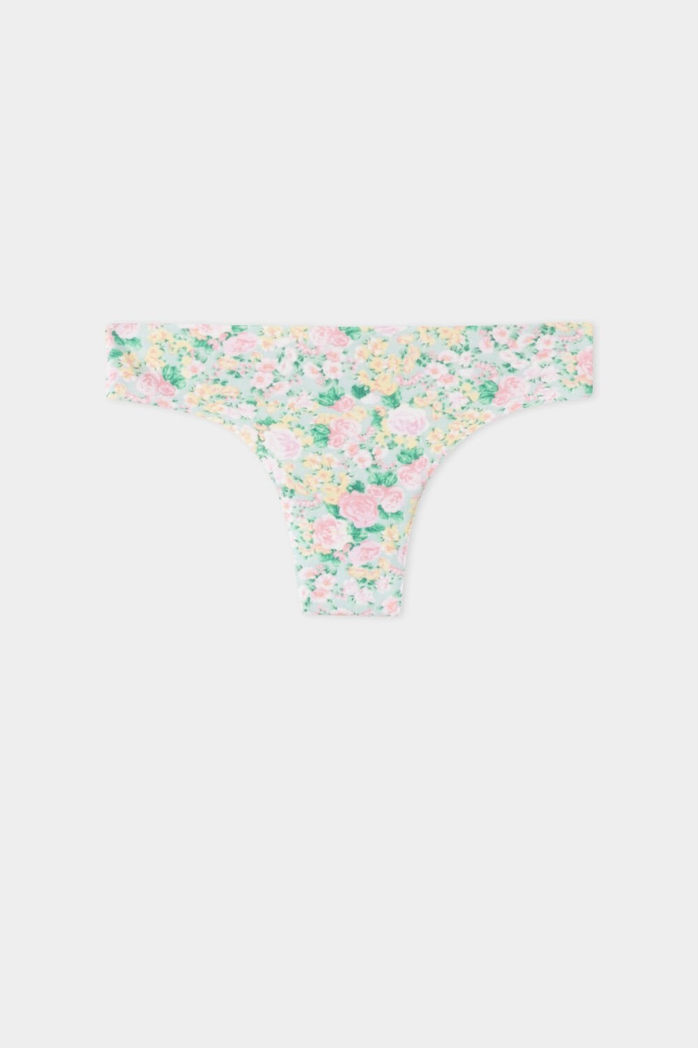 Floral Pastel Country Print 636v Tezenis Raw Edge Printed Brazilian Brief | 567029-VGB