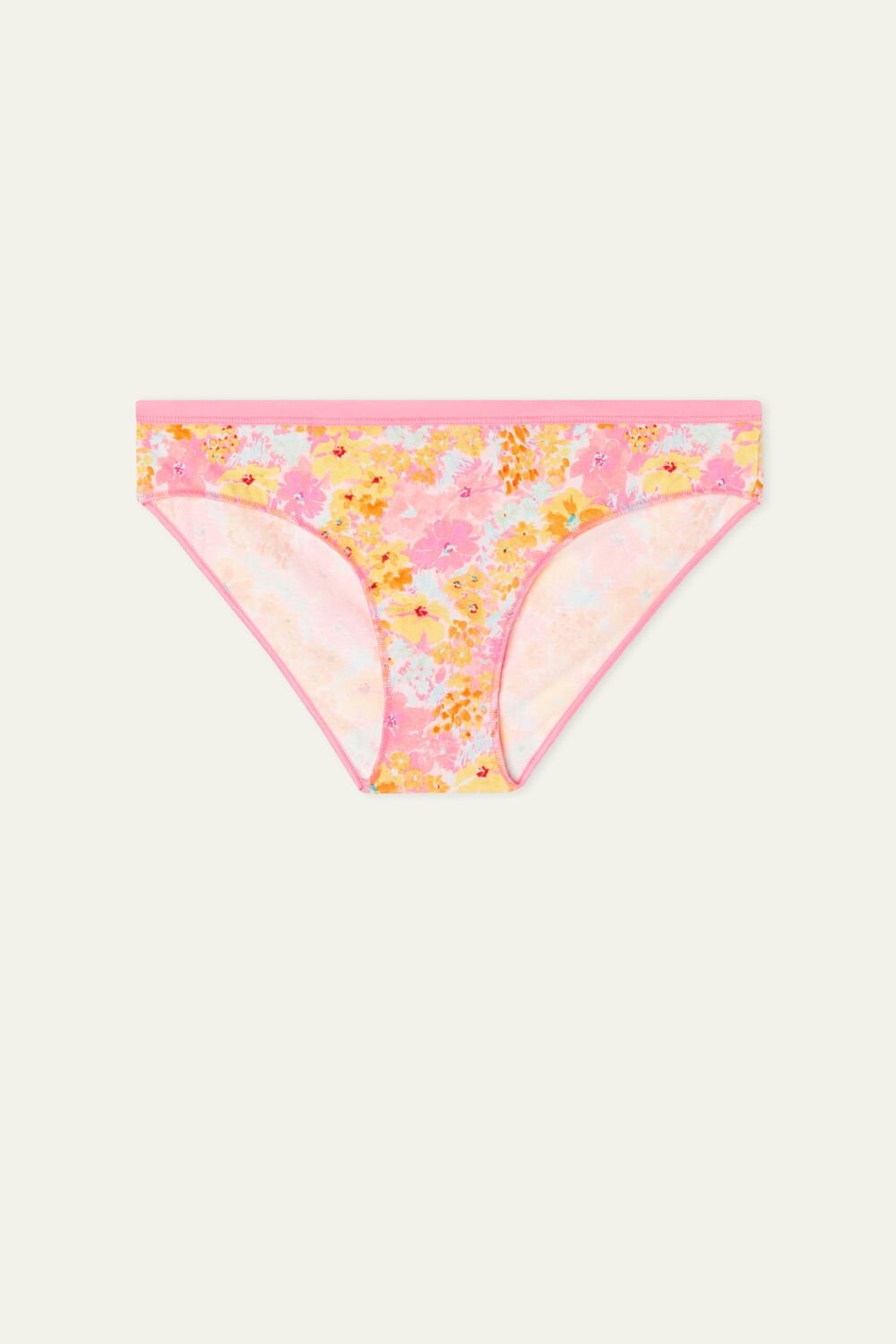 Floral Spring Flowers Print 302v Tezenis Printed Cotton Panties | 028356-USM