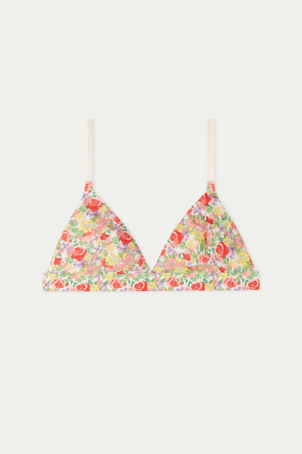 Floral Wildflower Print 294v Tezenis Lisbon Printed Microfiber Triangle Bra | 567082-XEQ