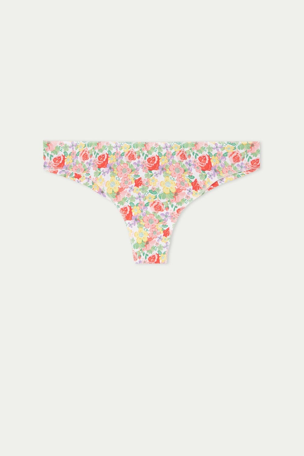 Floral Wildflower Print 294v Tezenis Printed Microfiber Brazilian Panties | 914702-XIK