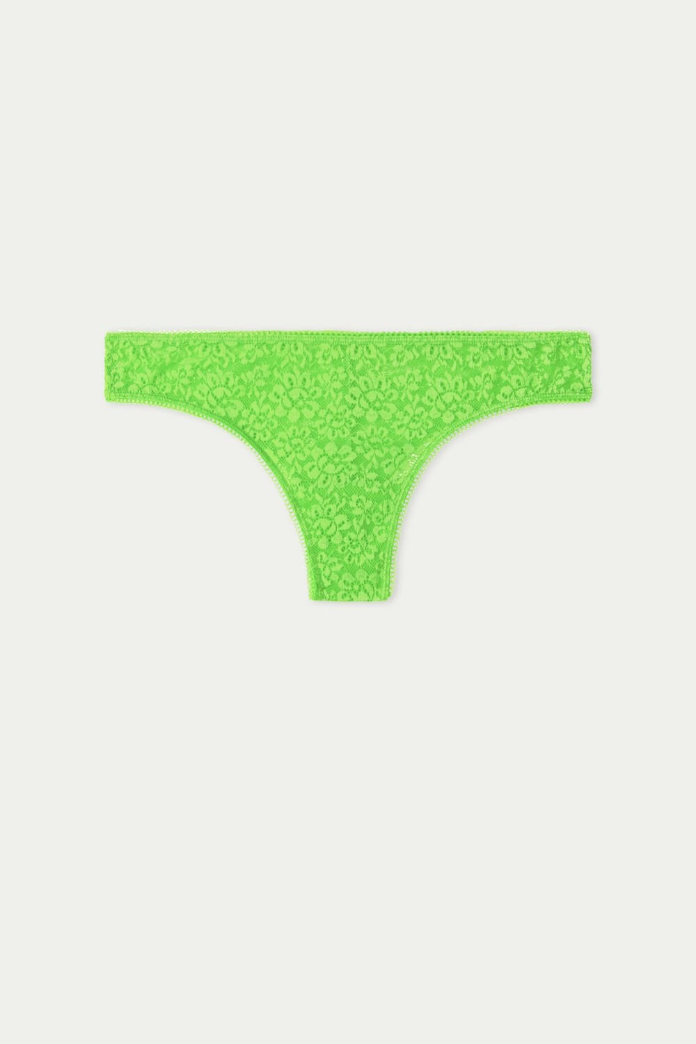 Green Apple Green 308v Tezenis Recycled Lace Brazilian Panties | 730821-QDH