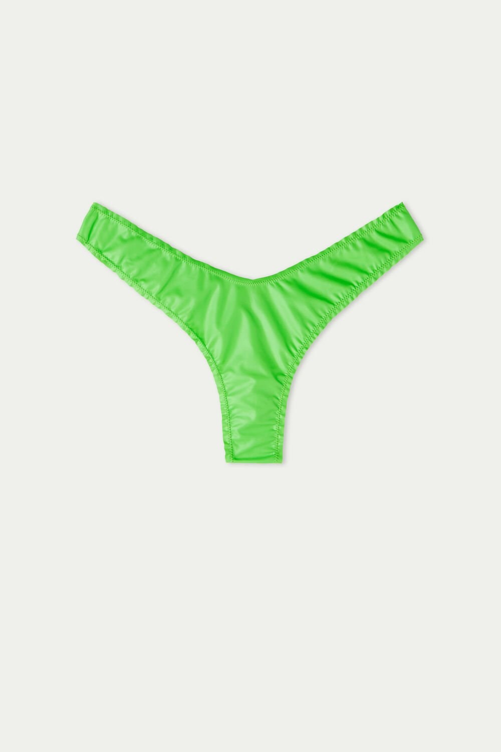 Green Apple Green 308v Tezenis Street Latex High-Cut Brazilian Panties | 318264-DFQ