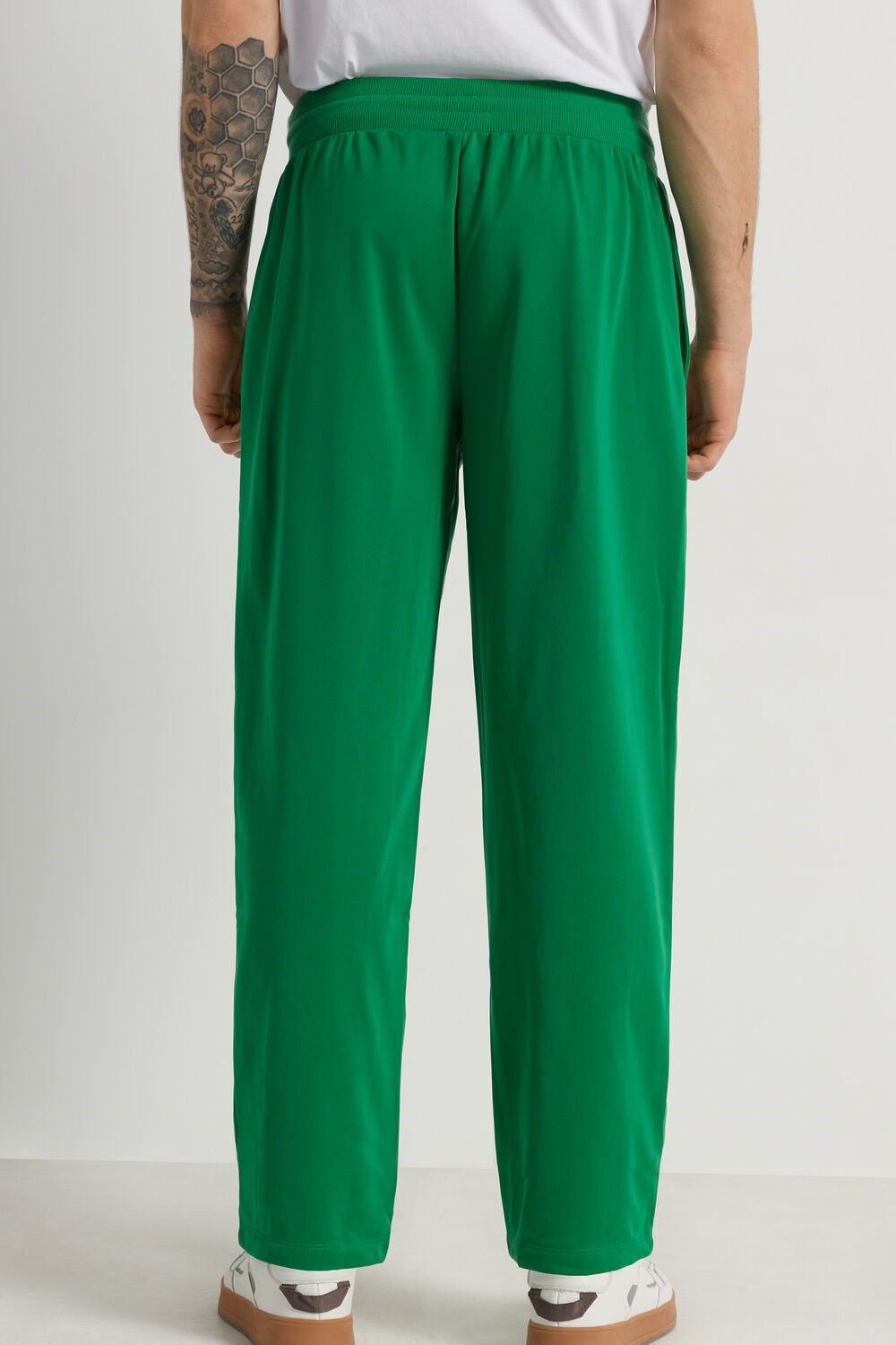 Green Bright Green 436v Tezenis Full Length Tricot Tracksuit Pants | 579341-HMW