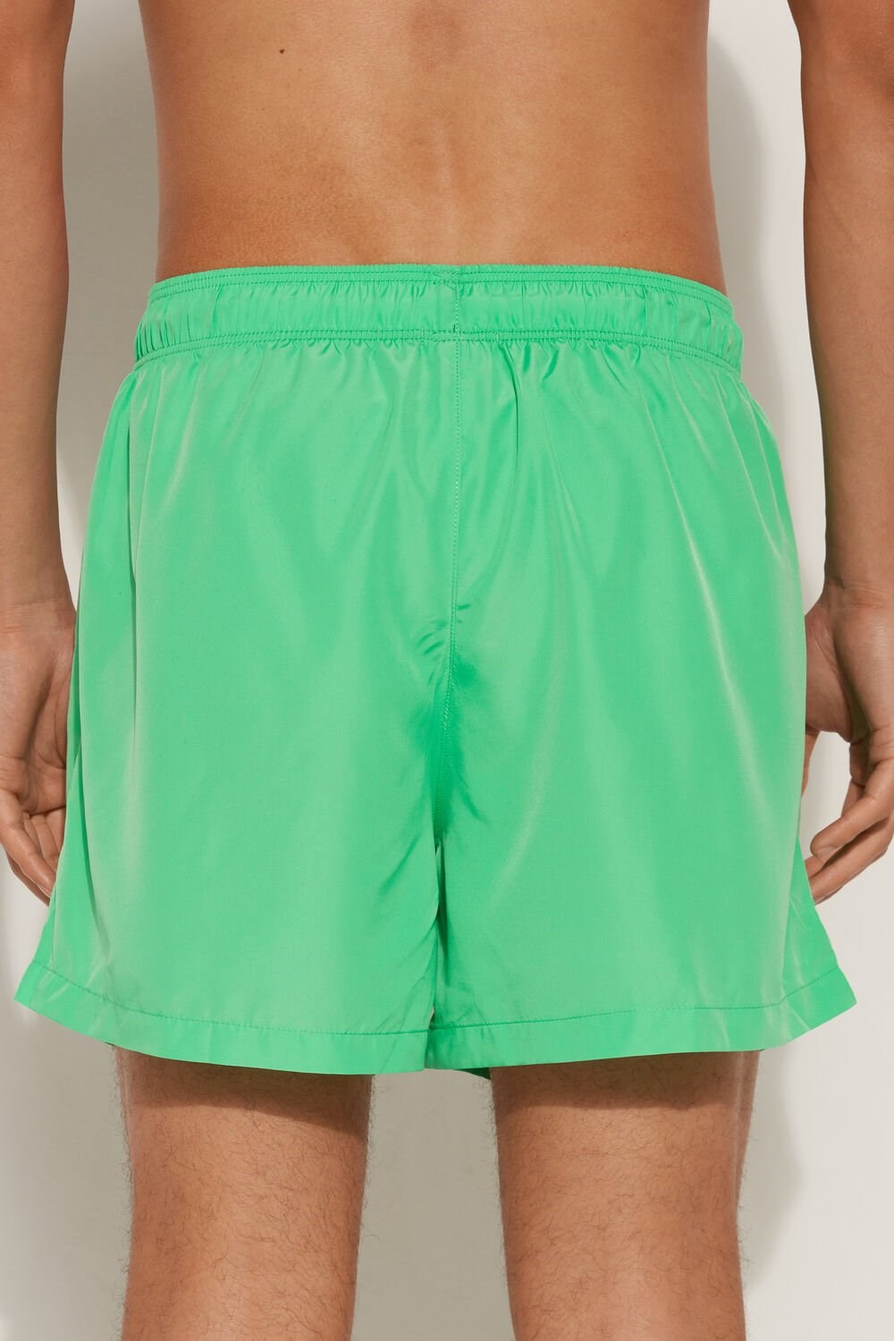 Green Mint Green 622v Tezenis Recycled Fabric Basic Short Swim Trunks | 604189-EQK