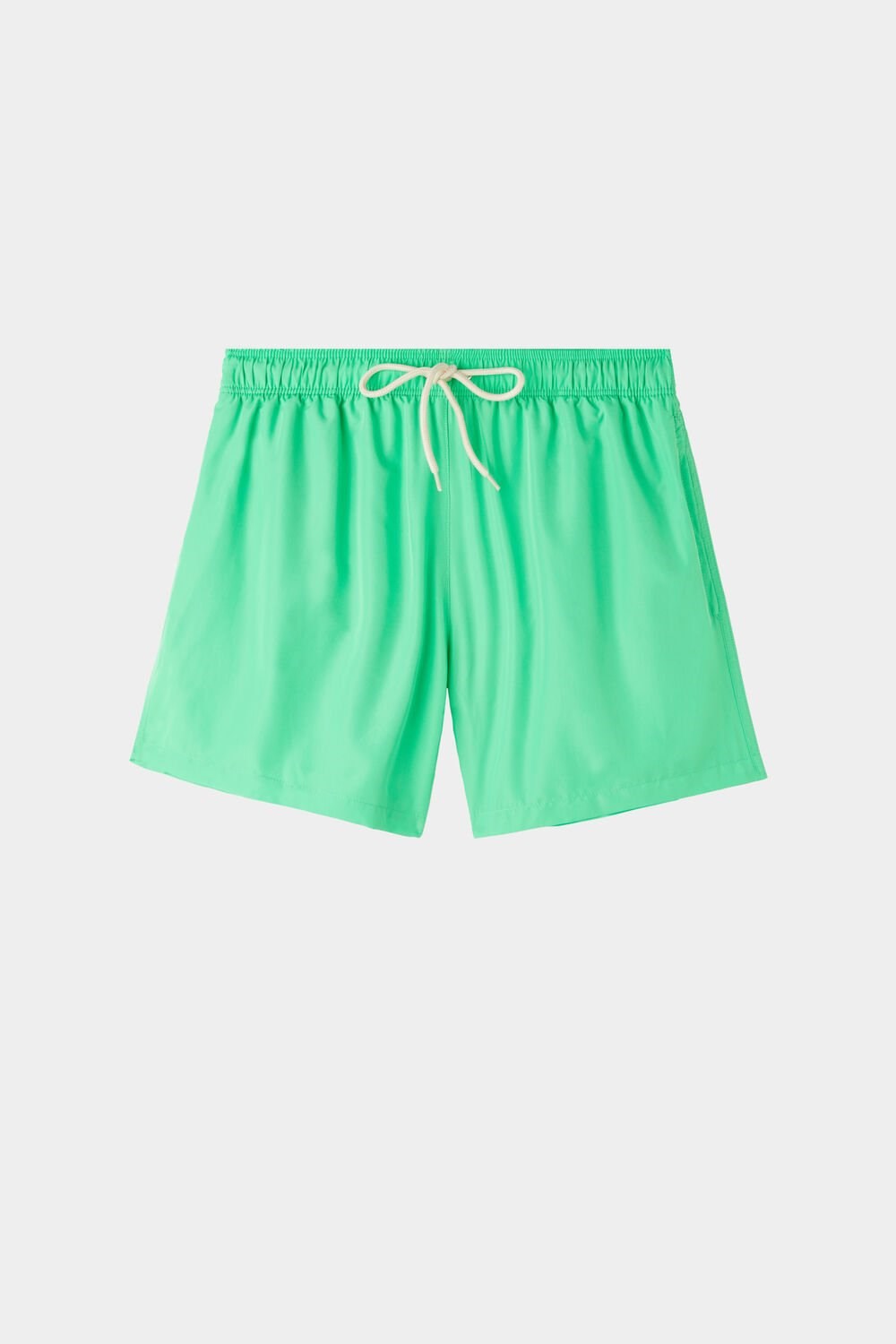 Green Mint Green 622v Tezenis Recycled Fabric Basic Short Swim Trunks | 604189-EQK