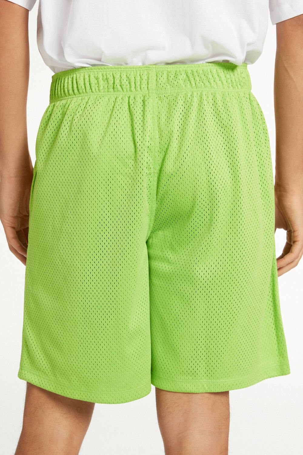 Green Neon Green 621v Tezenis Mesh Shorts | 194730-ZSX