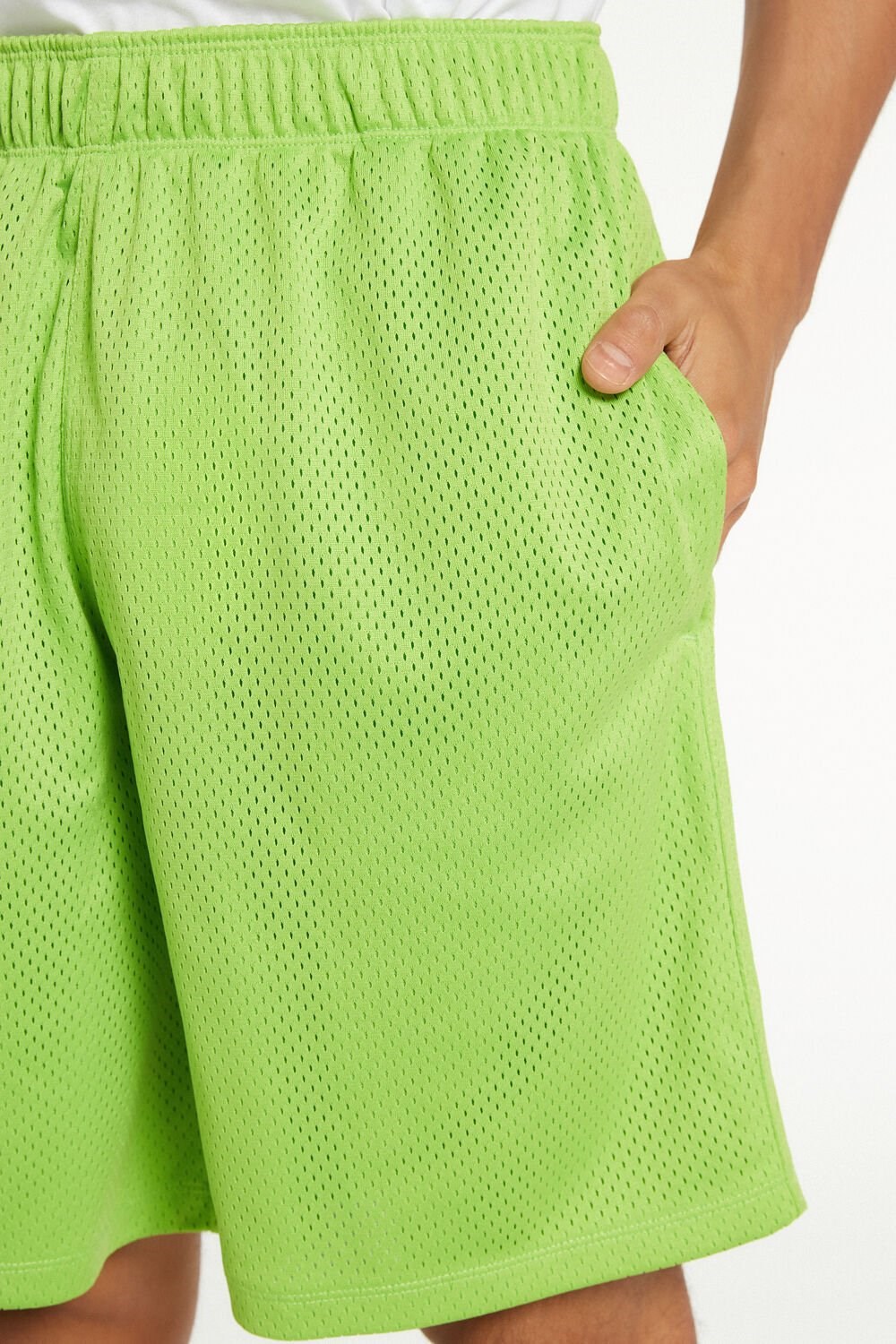 Green Neon Green 621v Tezenis Mesh Shorts | 194730-ZSX