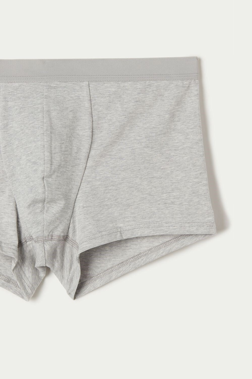 Grey Light Gray Heather 031 Tezenis Stretch Cotton Boxer Brief | 496783-KXV