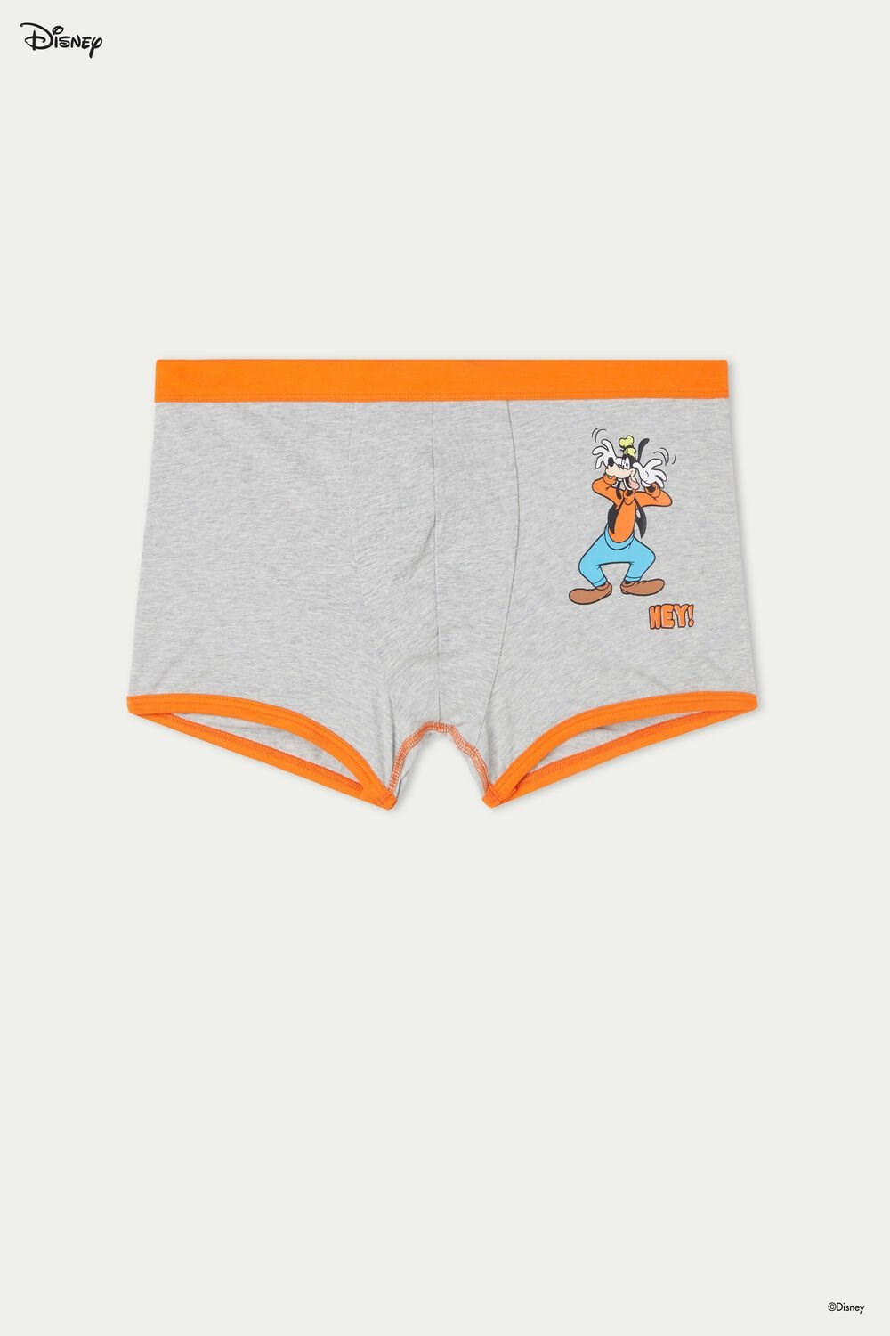 Grey Light Gray Heather Goofy Print 358v Tezenis Mickey Mouse Disney Soccer Print Cotton Boxer Briefs | 520831-LQD