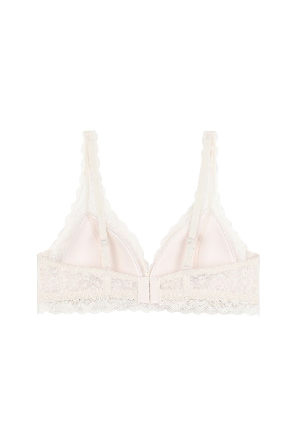 Ivory Ivory Cream 3106 Tezenis Havana Lace Triangle Bralette | 013745-TGR