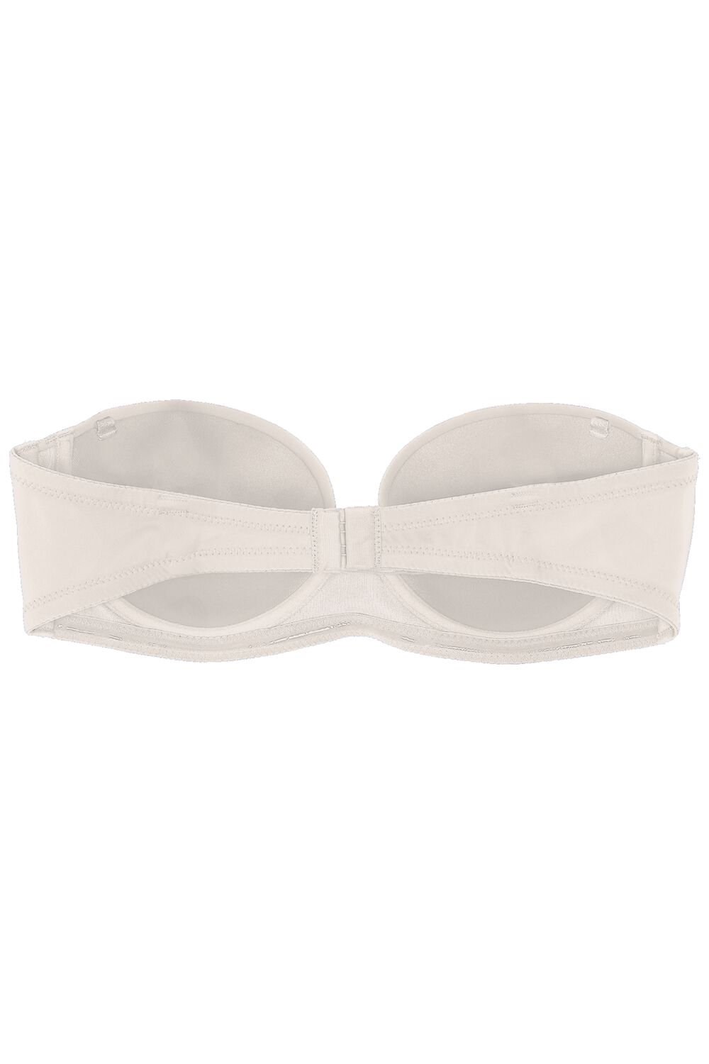 Ivory Ivory Cream 3106 Tezenis New York Padded Microfiber Bandeau Bra | 740186-BDW