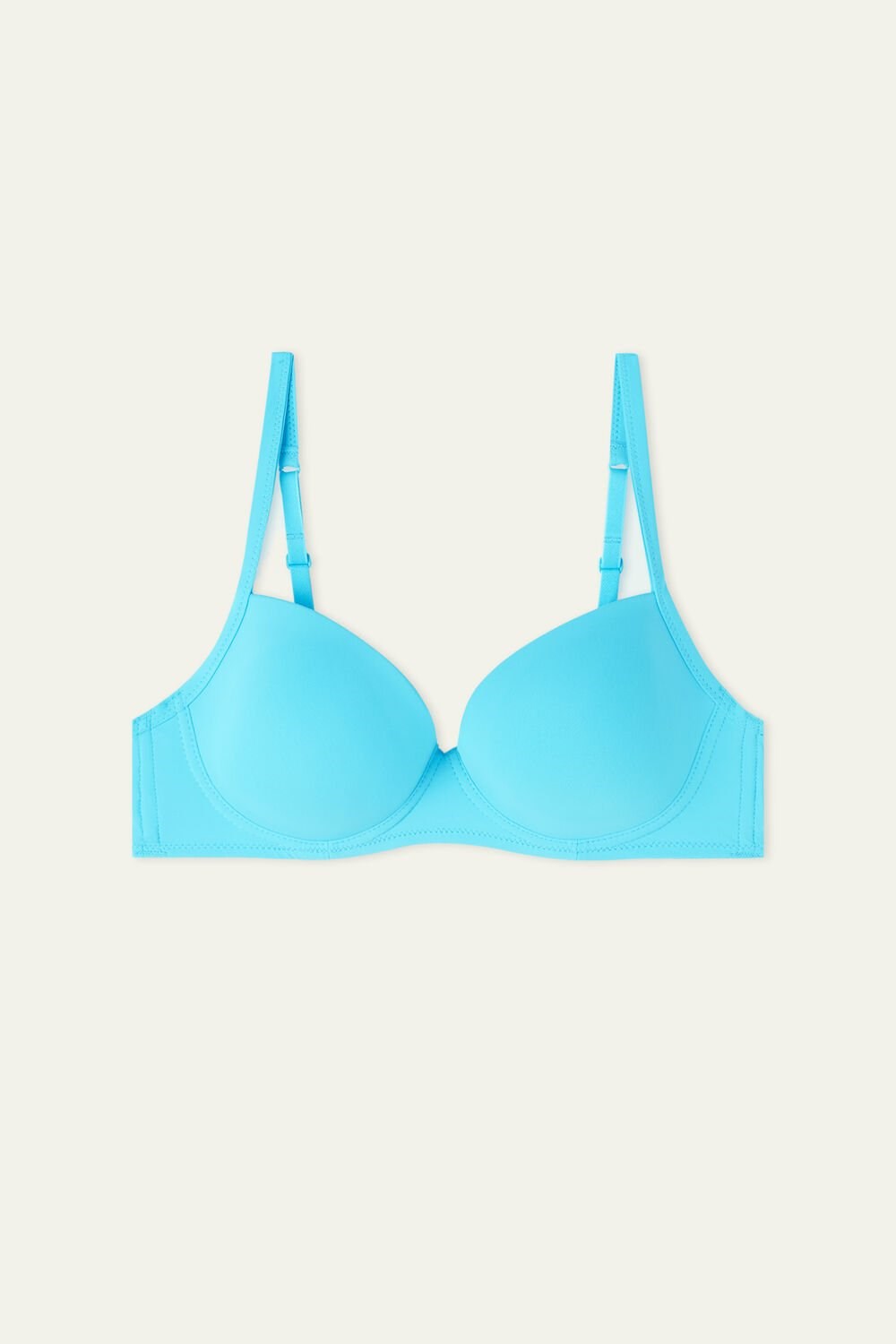 Light Blue Bright Blue 257v Tezenis Microfiber Wien Balconette Bra | 187426-YXN