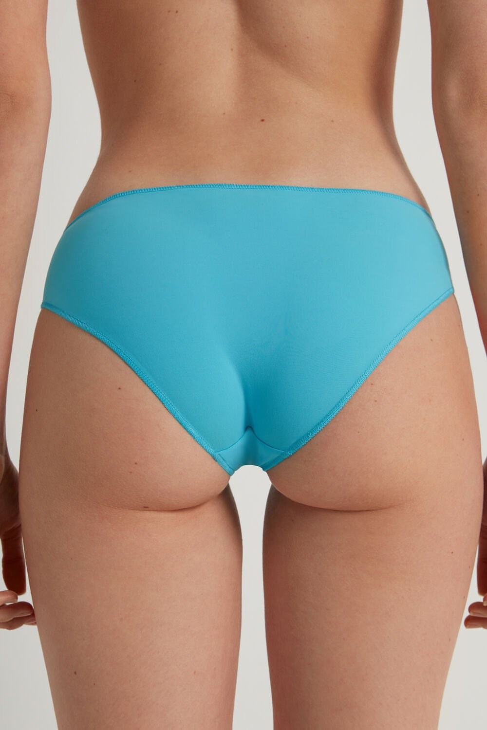 Light Blue Bright Blue 257v Tezenis Microfiber Panties | 725134-TUW