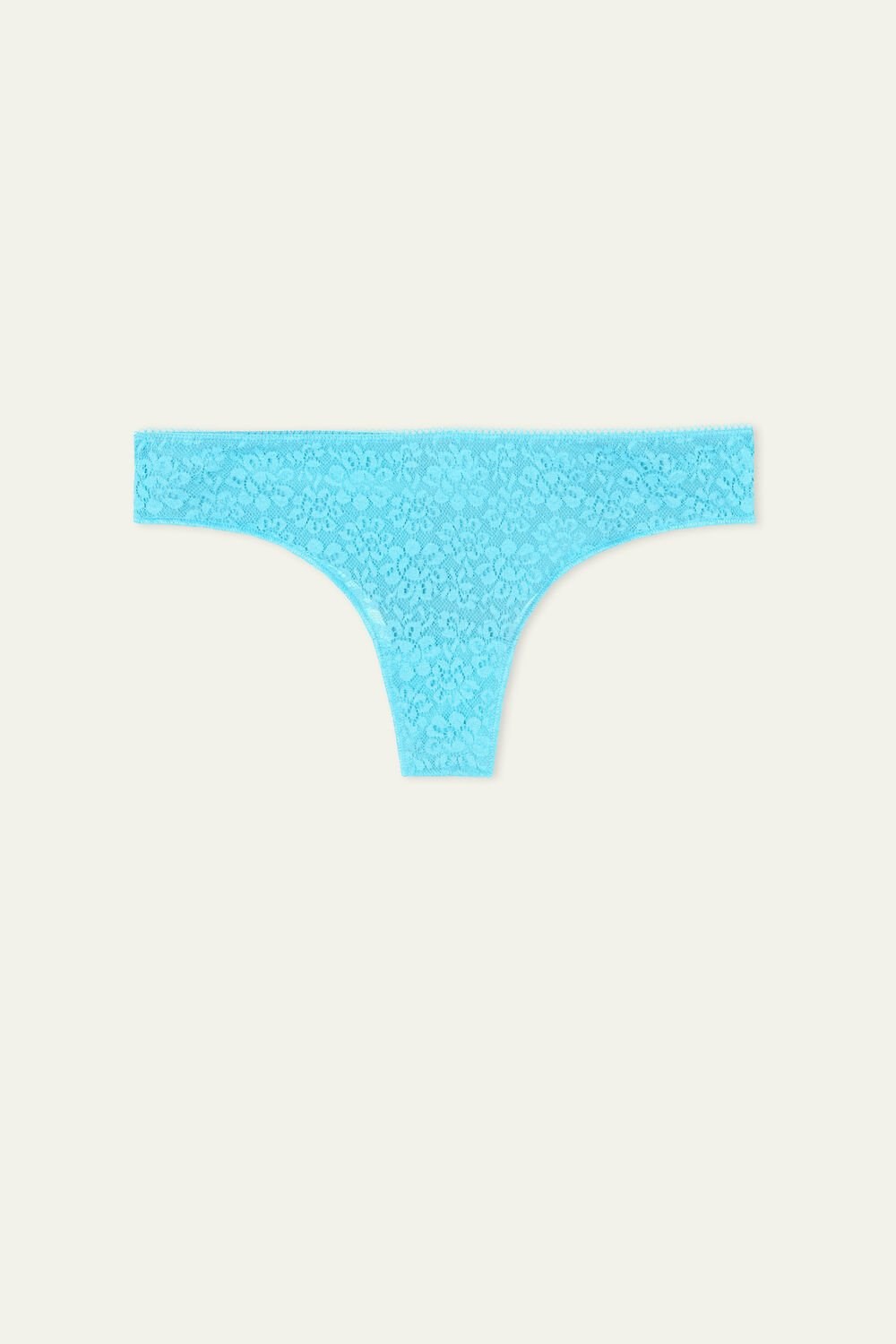 Light Blue Bright Blue 257v Tezenis Recycled Lace Laser-Cut Microfiber Brazilian Panties | 684092-ZCV