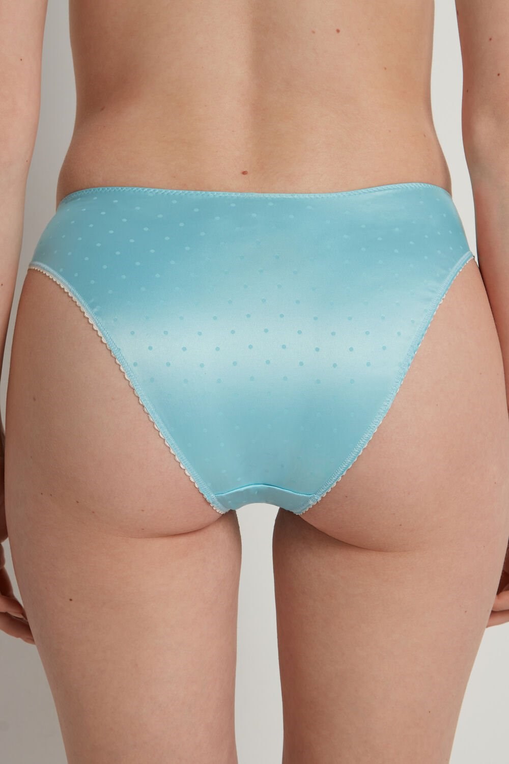 Light Blue Light Blue 255v Tezenis Paradise Lace High-Cut Panties | 045762-PCY