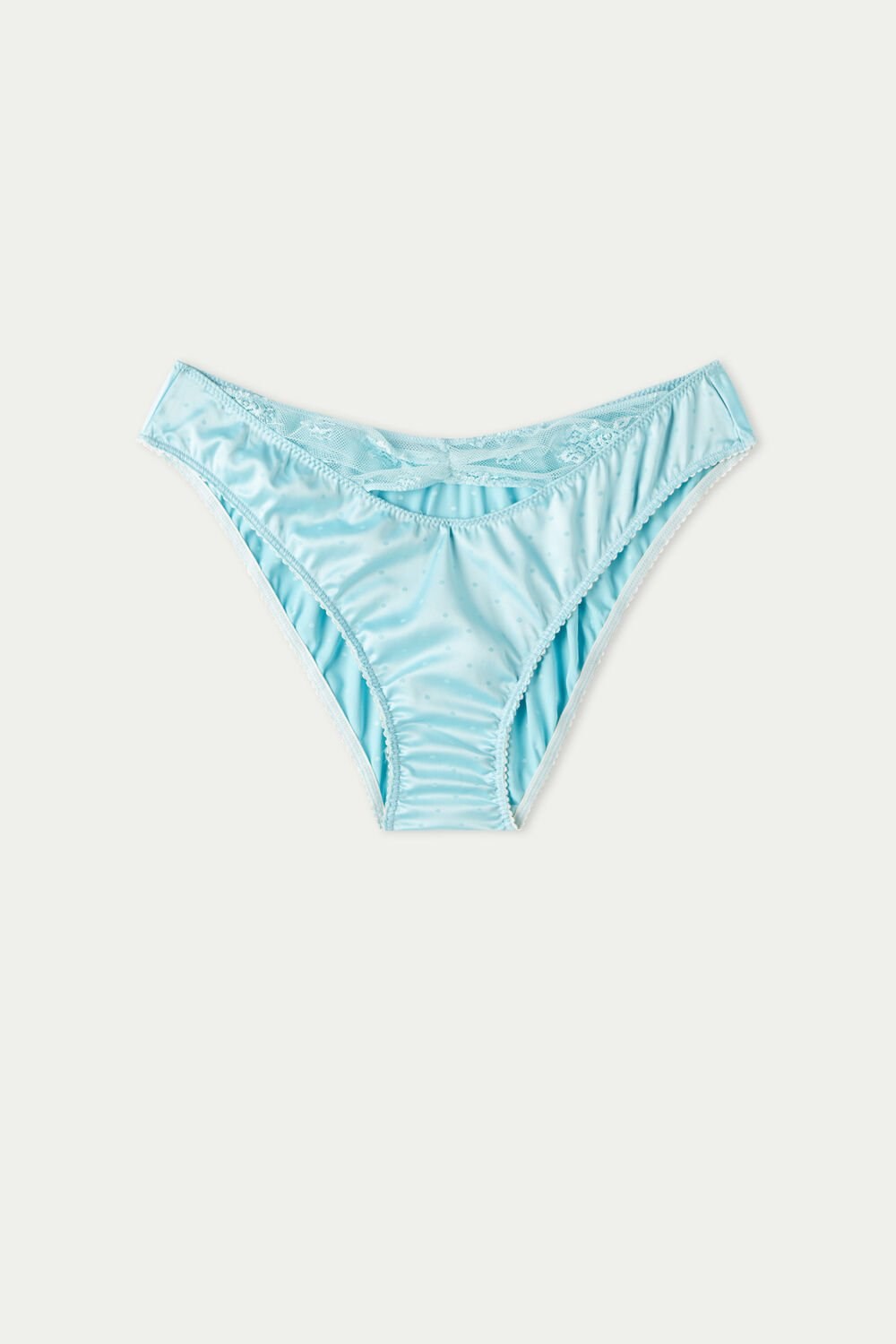 Light Blue Light Blue 255v Tezenis Paradise Lace High-Cut Panties | 045762-PCY