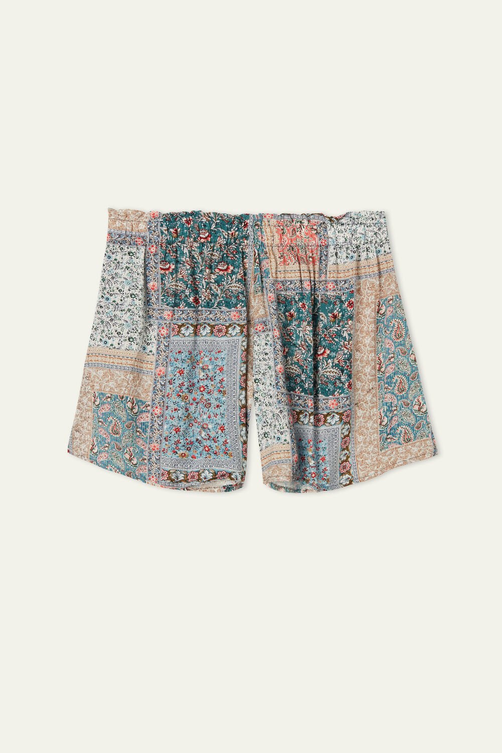 Multicolor Bandana Print 845u Tezenis Viscose Canvas Skort | 964780-LBF