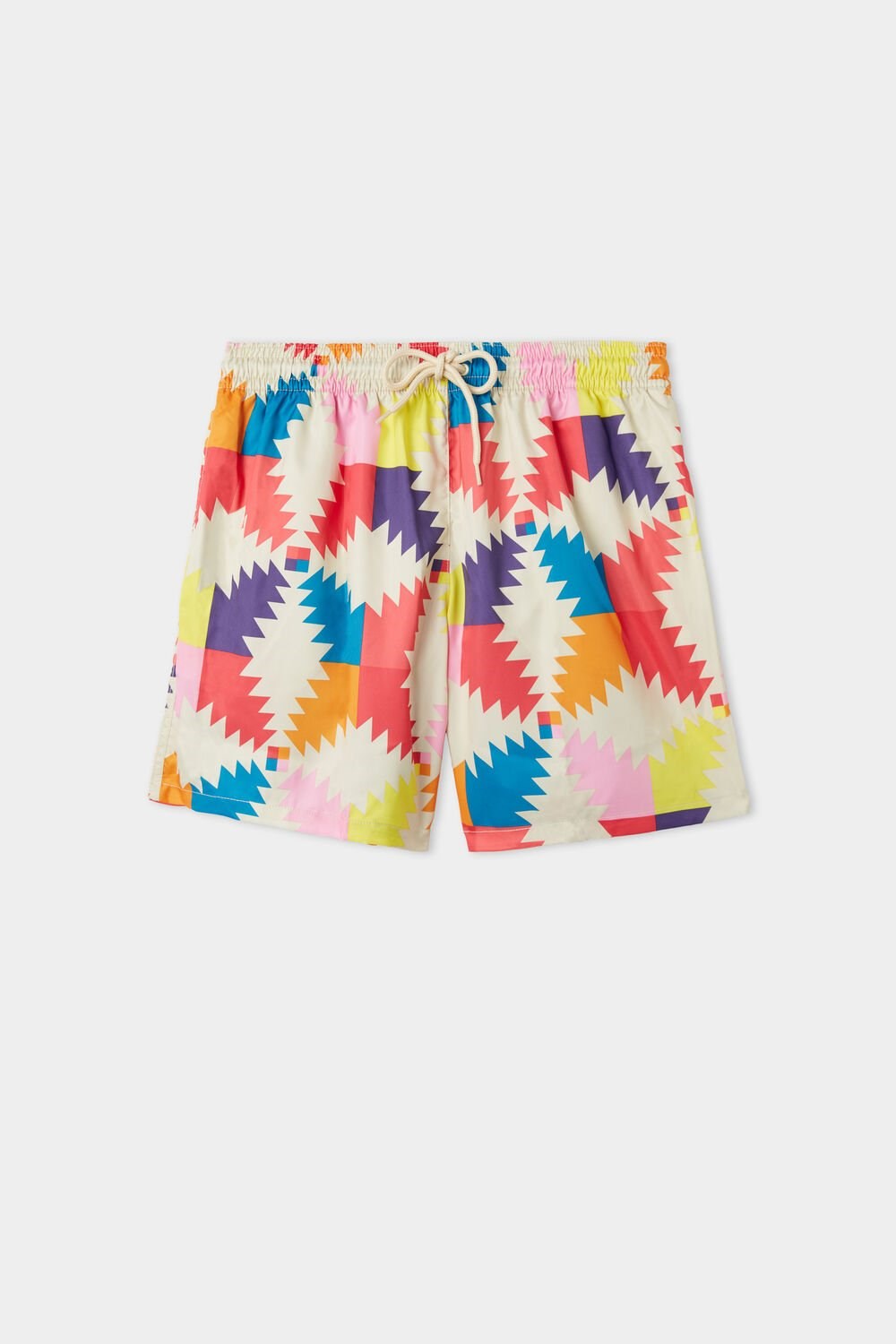 Multicolor Geometric Color Print 583v Tezenis Printed Swim Trunks | 749031-OJR