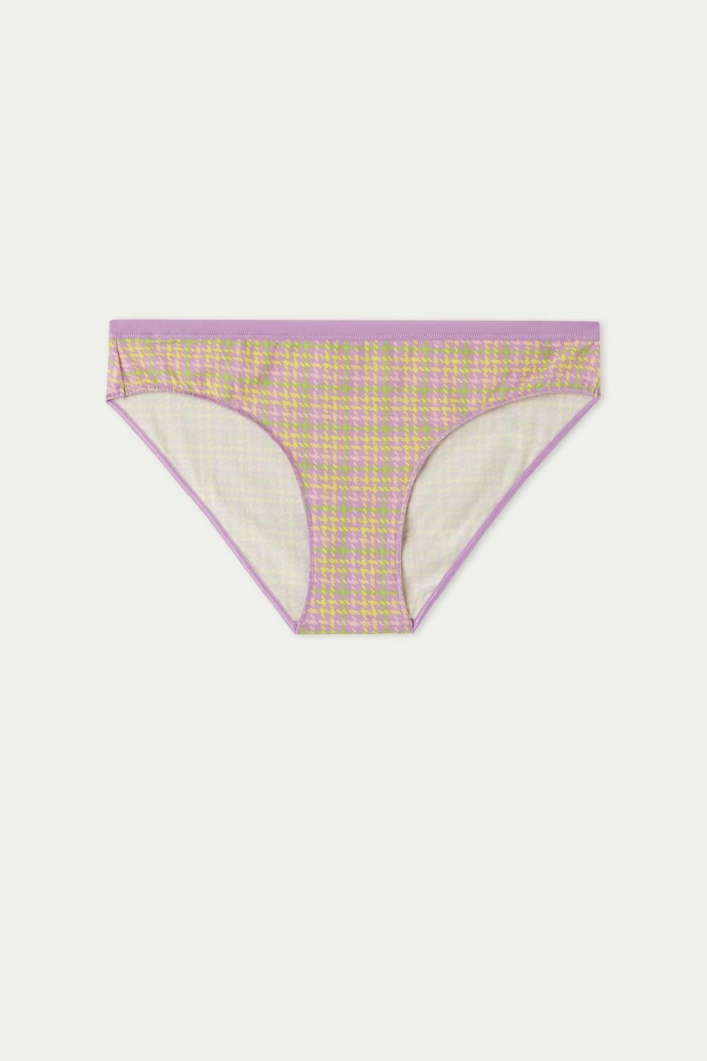 Multicolor Houndstooth Candy Print 293v Tezenis Printed Cotton Panties | 765820-ADJ